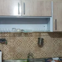 کابینت تمام فلزو هود وسینک و شیر اهرمی قهرمان|آبچکان و نظمدهنده ظروف|قرچک, مهدیه|دیوار