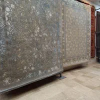 ۹متری فرش شکیب میلان زغالی ۱۲۰۰ شانه اکرولیک