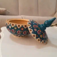 شکلات خوری میناکاری شده روی سفال