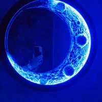 تابلو ماه واینه پتینه چراغ خوابی قطر۴۵|تابلو، نقاشی، عکس|سبزوار, ولیعصر (نجار آباد)|دیوار