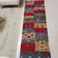 گلیم دستباف طرح قشقایی