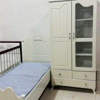 سرویس خواب دو نفره و یک نفره و‌نوزادی|تخت و سرویس خواب|داراب, |دیوار