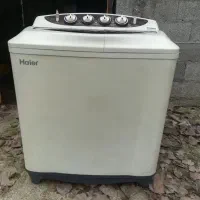ماشین لباسشویی 8 کیلویی دوقلو هایر در حد