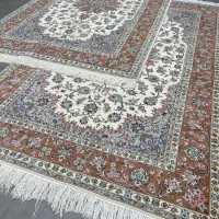فرش دستباف (بساک)جفت ۶ متری کاشان حاشیه پیازی|فرش|کرج, نوروزآباد|دیوار