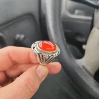 انگشتر عقیق رکاب دست ساز|جواهرات|اردبیل, |دیوار