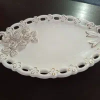 ظرف شیرینی خوری گل برجسته