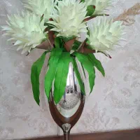 گل مصنوعی و گلدان|گل مصنوعی|سبزوار, قصبه اب یمین|دیوار