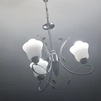 دو عدد لوستر سه شاخه شیک