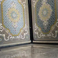فرش 1200شانه طرح سنتی بافت جدید/ابرشم نما کد4444|فرش|شیراز, لاله|دیوار