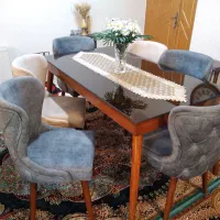 غذاخوری ۶ نفره چستر|میز و صندلی غذاخوری|نهاوند, |دیوار