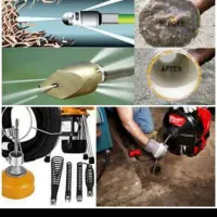 لوله باز کنی با فنر برقی و پمپ باد شبانه روزی