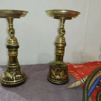 سه عدد قلیان برنجی تکی یا یکجا