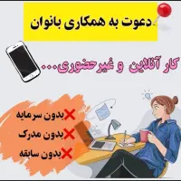 دعوت به همکاری فرصت ویژه کار در منزل هلدینگ معتبر