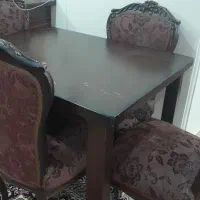 میز ناهار خوری ۴ نفره چوب راش