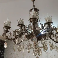 لوستر برنز ۶ شاخه دوبل