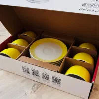 سرویس چای خوری ۱۲ پارچه (۶ نفره) برند چینی زرین|ظروف سرو و پذیرایی|تهران, گاندی|دیوار