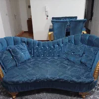 مبل هفت نفره و میز ناهار خوری|مبلمان خانگی و میز عسلی|پرند, فاز ۶|دیوار