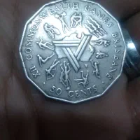 سکه ۵۰ سنت ملکه الیزابت دوم|کلکسیون سکه، تمبر، اسکناس|رشت, سلیمانداراب|دیوار