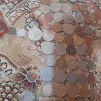 انواع سکه های خارجی و ایرانی|کلکسیون سکه، تمبر، اسکناس|صحنه, |دیوار