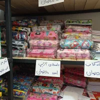 جامدادی دو زیپ برزنتی قابل شست و شو