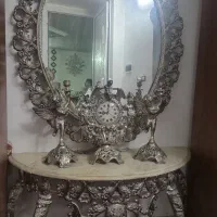 آینه شمعدون جای دستمال کاغذی  و سطل