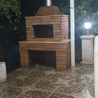 باربیکیو آتشدان شومینه هم گازی هم ذغالی|بخاری، هیتر، شومینه|تبریز, |دیوار