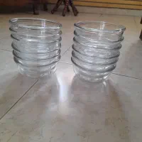۱۲ عدد کاسه آبگوشت خوری بلور کاوه