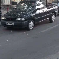 ماشین وانت پراید مشکی مدل 1393