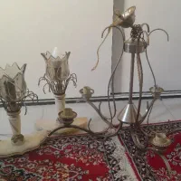 لوستر و شمعدان