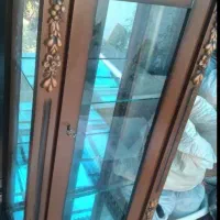 بوفه آیینه دار جنس چوب نرات|بوفه، ویترین، کنسول|قائم‌شهر, |دیوار
