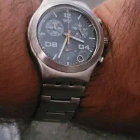 ساعت ایرونی کورنوگراف سواچ اصل سوئیس نایاب