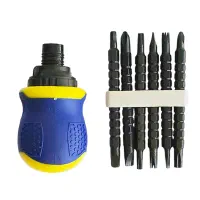 ست 13 عددی سری پیچ گوشتی و جغجغه مشتی ضامندار ARIO