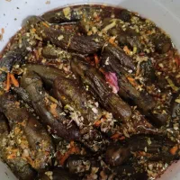 ترشی بادمجان شکم پر