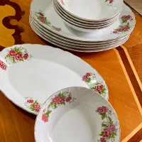 ظروف گل سرخی|کلکسیون اشیاء عتیقه|کرج, کارخانه قند|دیوار