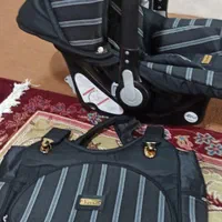 ست کامل کالسکه و کریر مدل ورسا|کالسکه و لوازم جانبی|شیراز, شهرک کوشکک|دیوار