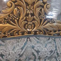 مبل سلطنتی ۹نفره مدل پادشاهی تمام راش پارچه ترک نو|مبلمان خانگی و میز عسلی|زنجان, |دیوار