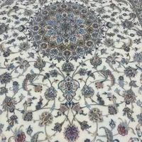 فرش دستباف نایین کرک ابریشم نقشه اصفهان|فرش|مشکیندشت, |دیوار