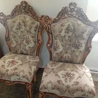 مبلمان سلطنتی ۹ نفره همراه با نهار خوری ۶ نفره|مبلمان خانگی و میز عسلی|دهلران, |دیوار