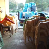 صندلی پلاستیکی دسته دار مراسمات|میز و صندلی غذاخوری|ایذه, |دیوار