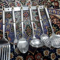 سرویس کفگیر ملاقه استیل قدیمی