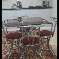 میز و صندلی غذا خوری استیل