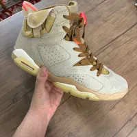 کفش جردن jordan 6 British khaki cactus jack