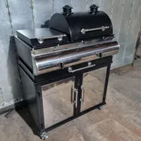 باربیکیو استیل چوب اهن سفارشی ۸۰ سانتی