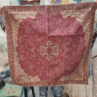 رومیزی مربع ترمه ۱متر در ۱متر عمده وتک|پرده، رانر، رومیزی|تهران, بازار|دیوار