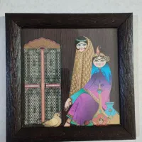 تابلو زیبا قدیمی 2 عدد|تابلو، نقاشی، عکس|بهارستان, |دیوار