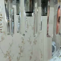 سه عدد لوستر کوچک سقفی پنج شعله در حد نو