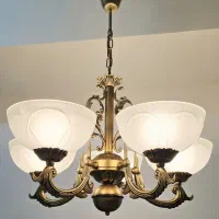 ۲ جفت لوستر مجلل کلاسیک (هر۱۰تصویرمربوط به۱جفت)|لوستر و چراغ آویز|تهران, اقدسیه|دیوار