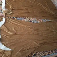 دو عدد پرده مخمل قهوه ای|پرده، رانر، رومیزی|سنندج, |دیوار