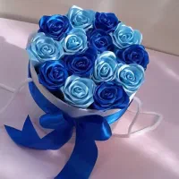 گل روبانی دست ساز۱۲شاخه|گل مصنوعی|هشتگرد, شهرک ایران خودرو|دیوار