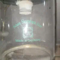 چراغ روشنایی گازی دو شعله برنجی آلمانی عتیقه|کلکسیون اشیاء عتیقه|اردبیل, |دیوار